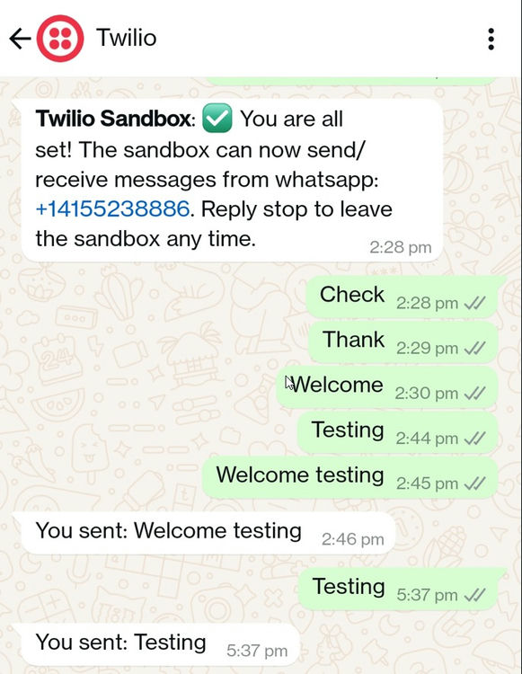 Twilio Phone Number